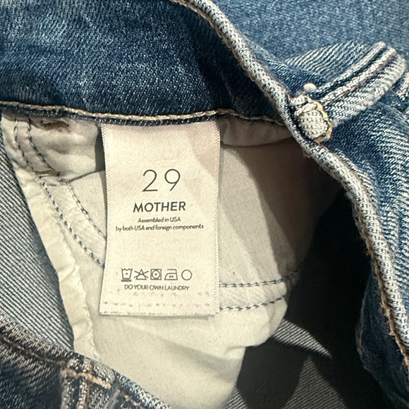 MOTHER The Hustler Roller Sneak High-Rise Wide-Leg Jeans in High on the Hog - Picture 8 of 11